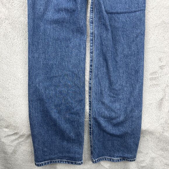 Ayr Jeans Womens 26 Blue The LaLa Made In LA Straight Leg Medium Wash USA Denim - Picture 16 of 16
